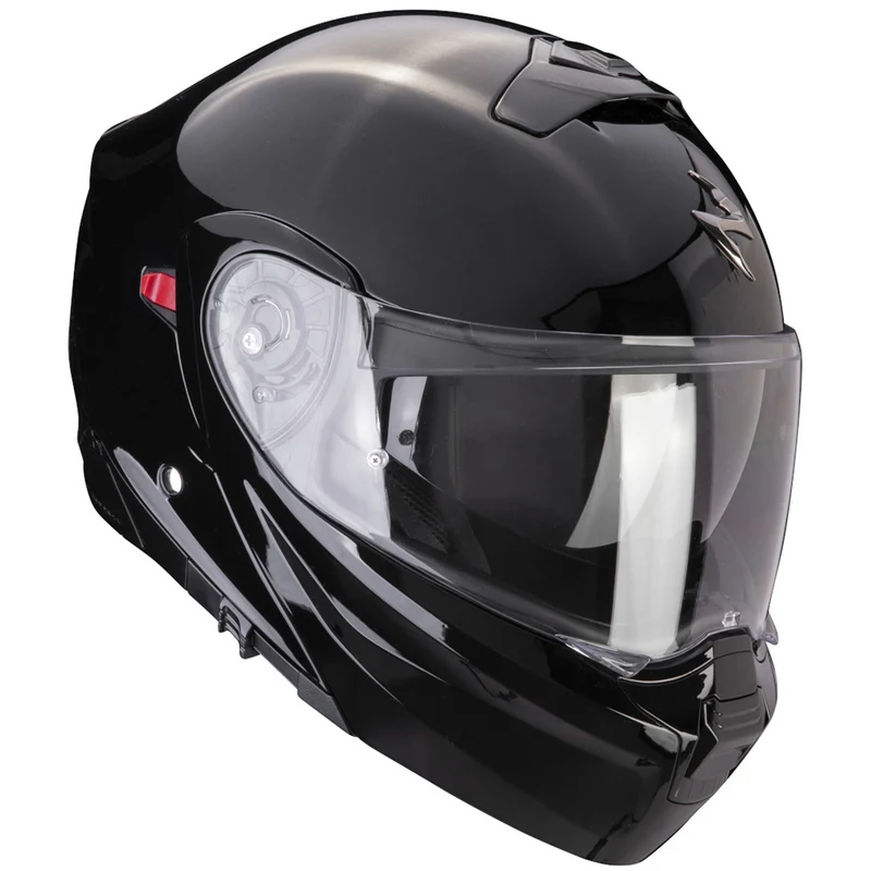 SCORPION EXO 930 EVO SOLID INTEGRAL ABATIBLE MOTOCICLETA CASCO NEGRO