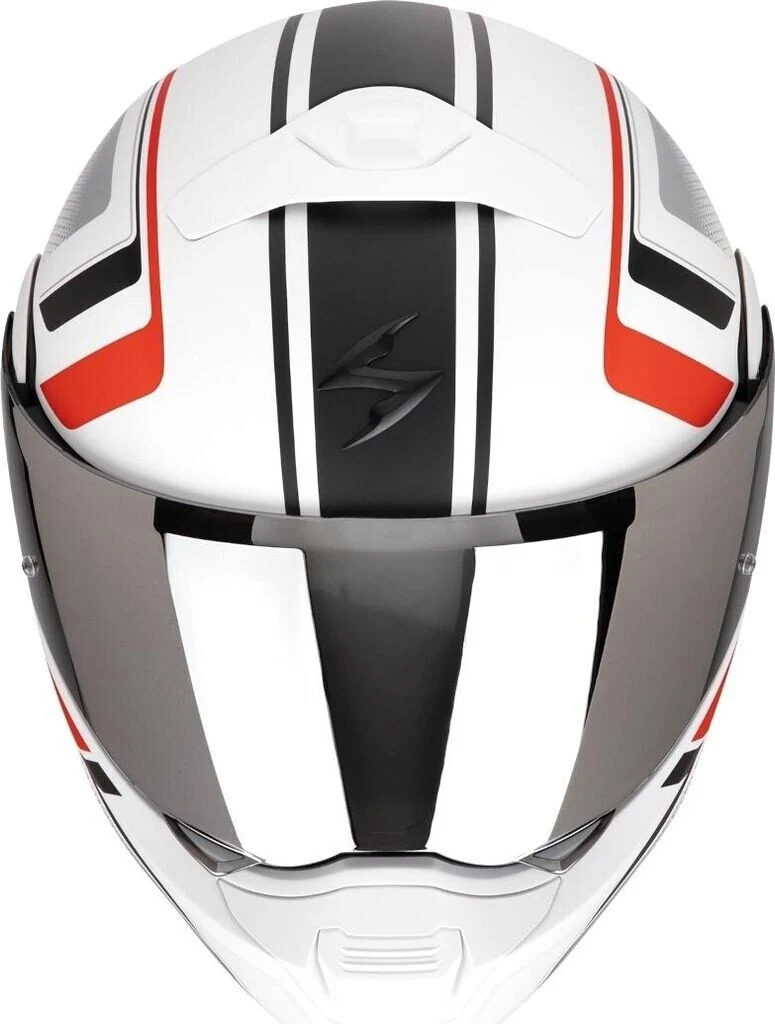 SCORPION - EXO 930 EVO SIKON Blanco-Negro-Rojo