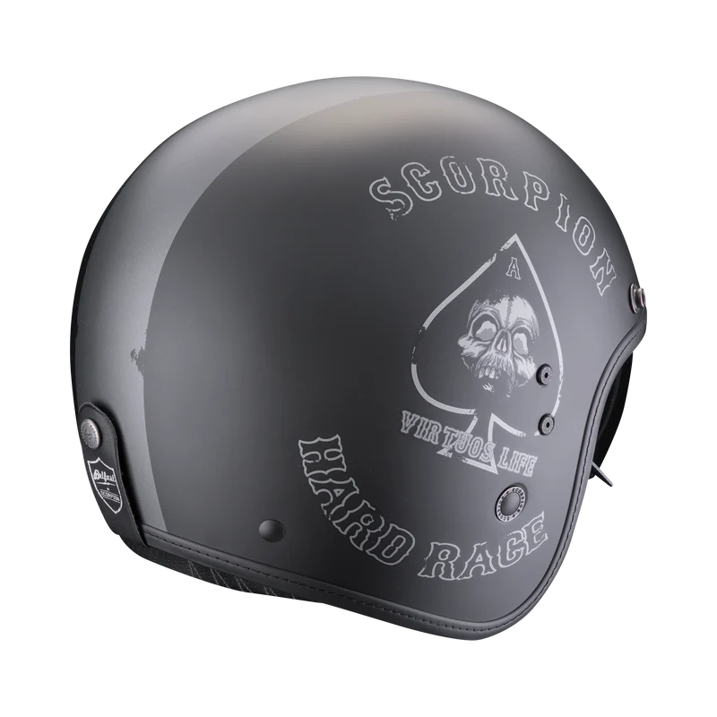 SCORPION - BELFAST EVO PIQUE Mate negro-plata
