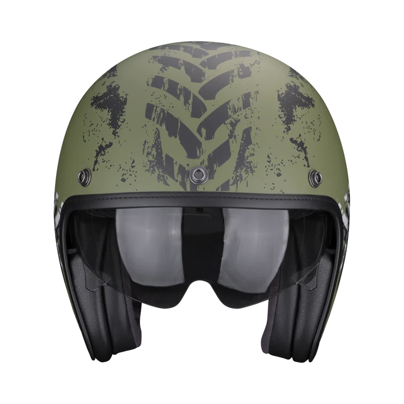SCORPION - BELFAST EVO NEVADA Verde mate-Plata