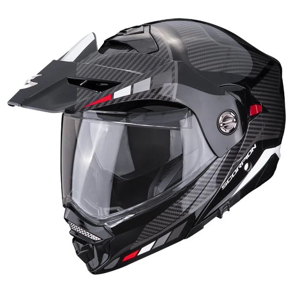 SCORPION - ADX-2 CAMINO Negro-Plata-Rojo