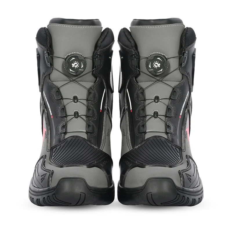 BELA EXTREME FORCE BOTAS DE MOTO MUJER NEGRO GRIS ROJO