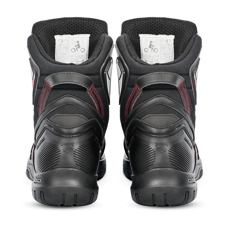 BELA EXTREME FORCE BOTAS DE MOTO MUJER NEGRO GRIS ROJO