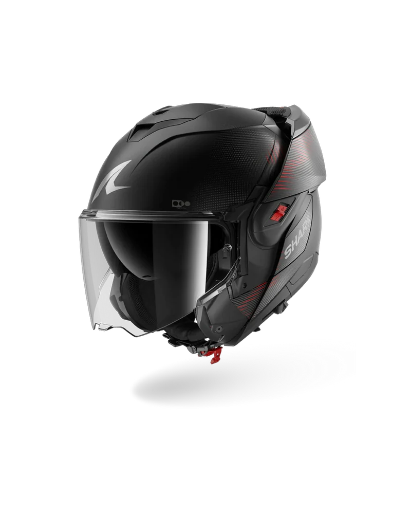 SHARK OXO SP LYNE Mat NEGRO Anthra Casco De Moto