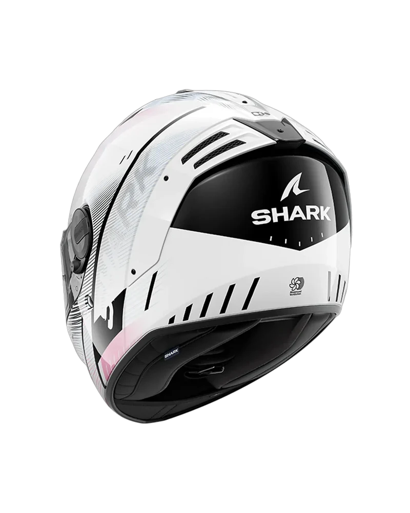 SHARK SPARTAN RS SPEED-TECH Blanco Violeta NEGRO Casco De Moto