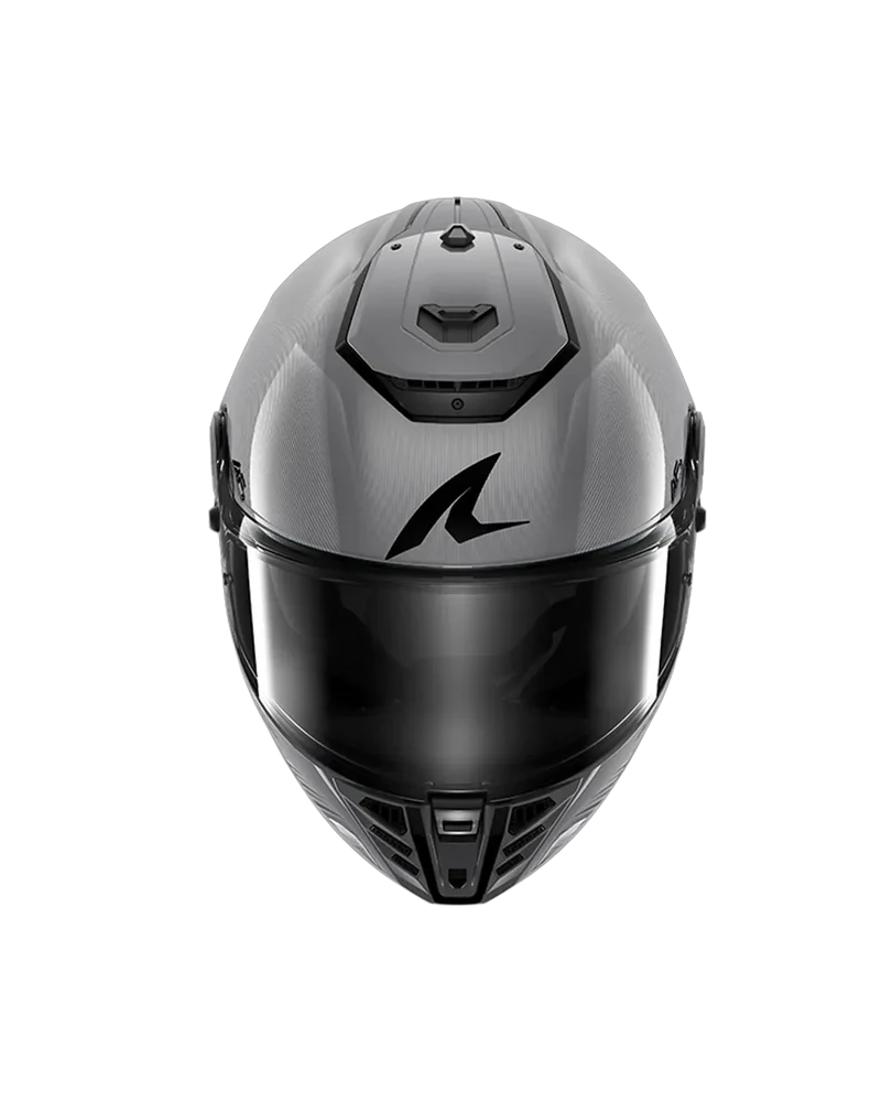 SHARK SPARTAN RS SPEED-TECH Plata Blanco NEGRO Casco De Moto
