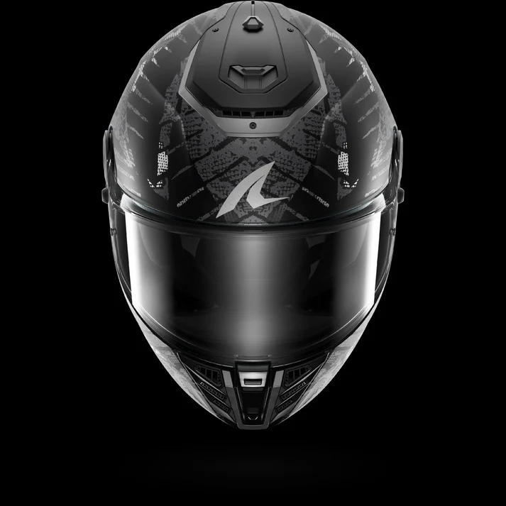 SHARK SPARTAN RS REPTAIA Mat NEGRO Anthra Casco De Moto