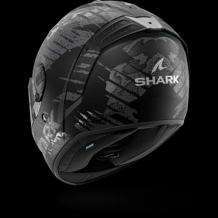 SHARK SPARTAN RS REPTAIA Mat NEGRO Anthra Casco De Moto