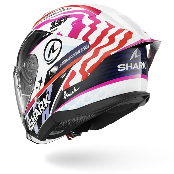 SHARK SKWAL JET CUP SPEED-FANCY NEGRO Blanco Naranja Casco De Moto