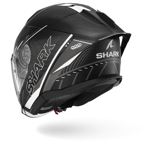 SHARK SKWAL JET CUP SPEED-TECH Mat NEGRO Blanco Anthra Casco De Moto
