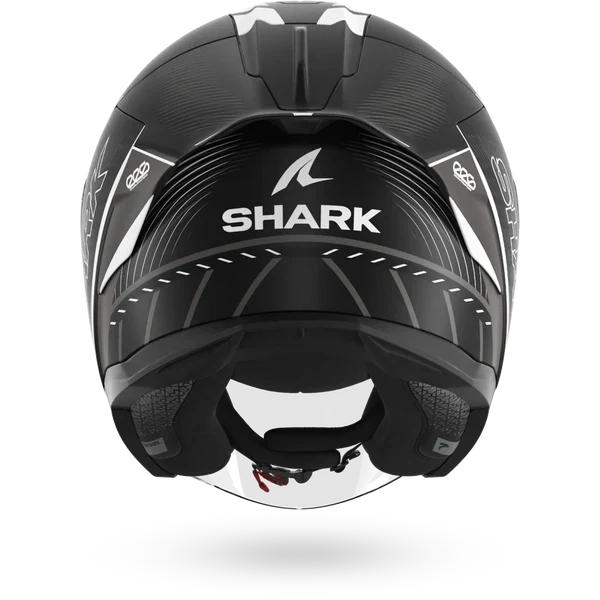 SHARK SKWAL JET CUP SPEED-TECH Mat NEGRO Blanco Anthra Casco De Moto