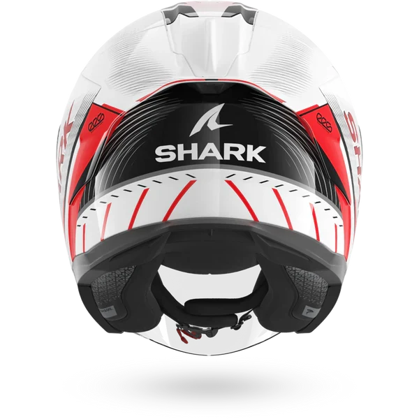SHARK SKWAL JET CUP SPEED-TECH Blanco Rojo NEGRO Casco De Moto