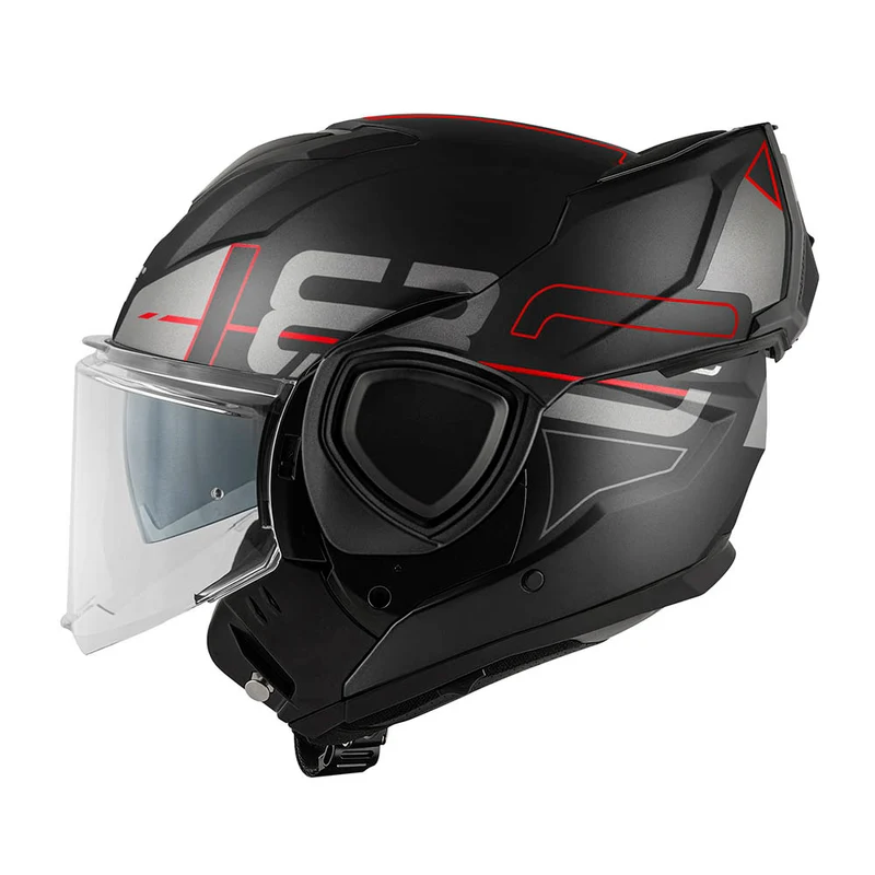 GIVI CASCO FLIPBACK X36VERTIGO NEGRO MATEROJO T54