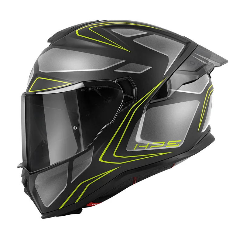 GIVI CASCO FULL 551 ZEPHIR NEGRO PLATA TITANIO YELLOW