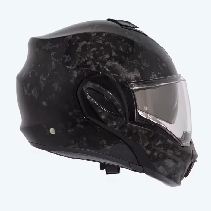 SCORPION Exo-Tech Evo Onyx Carbon Solid Casco Modular Negro