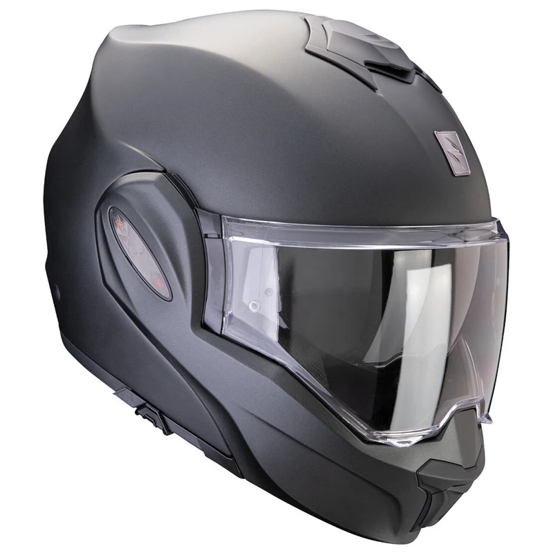 SCORPION Exo-Tech Evo Pro Solid Casco Modular Negro Pearl Mate