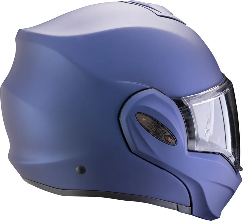 SCORPION Exo-Tech Evo Pro Solid Modular Casco Azul metal opaco