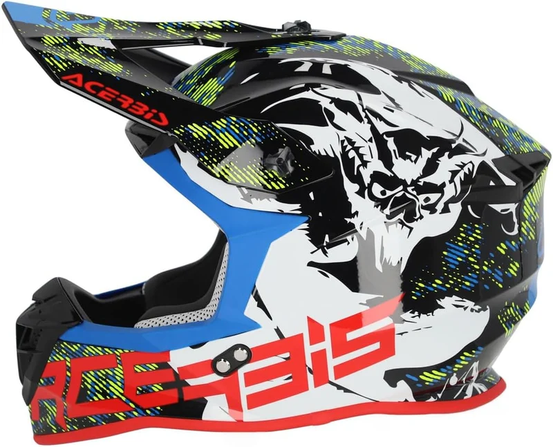 ACERBIS - CASCO LINEAR 2206 BLANCO NEGRO