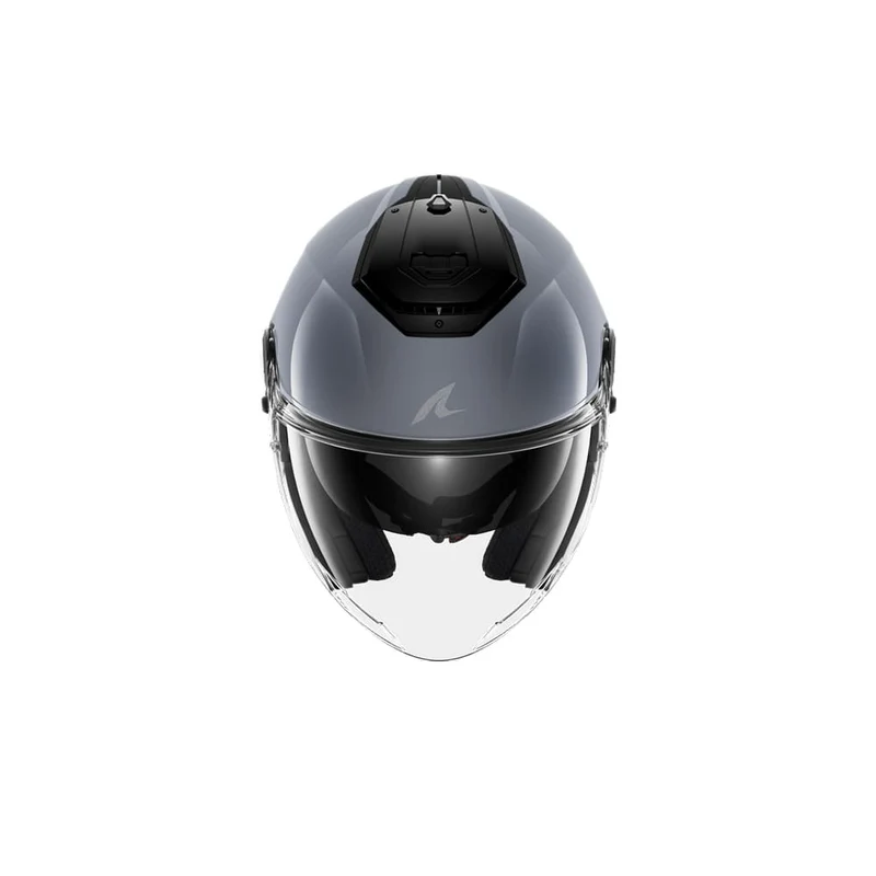 SHARK RS JET Blank plateada Pistola Casco