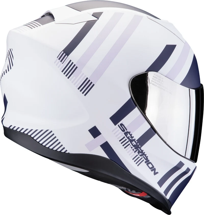 SCORPION CASCOS INTEGRALES EXO-520 EVO AIR BANSHEE BLANCO MATE AZUL MORADO