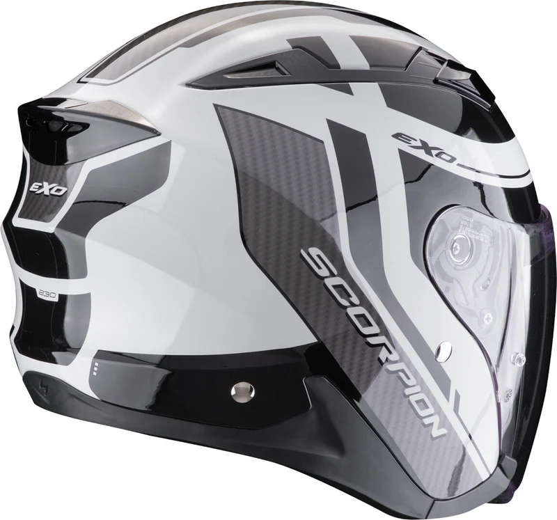 SCORPION EXO 230 PUL Abierto Casco Gris Negro
