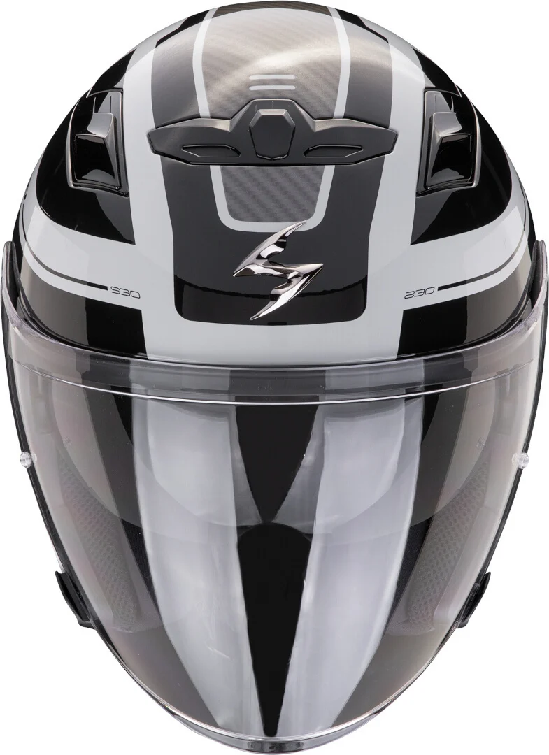 SCORPION EXO 230 PUL Abierto Casco Gris Negro