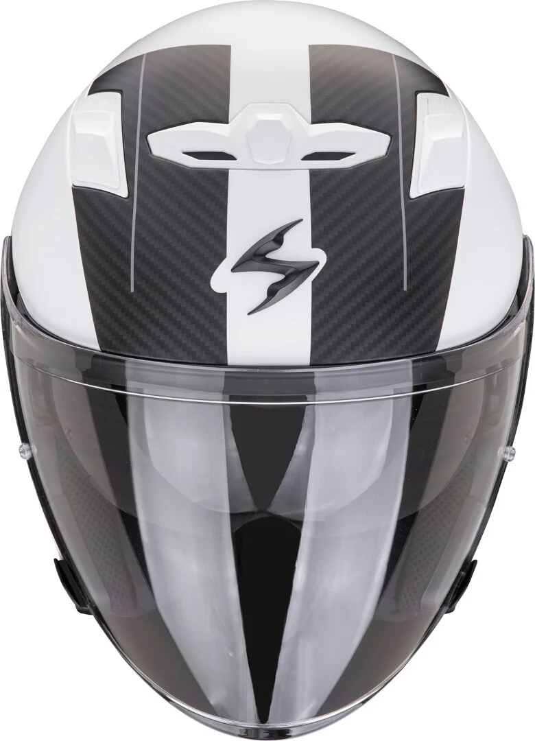 SCORPION EXO 230 QR Abierto Casco Blanco Mate Negro
