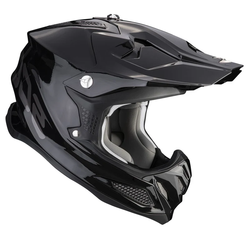 SCORPION VX 22 AIR SOLID Motocross Casco Negro