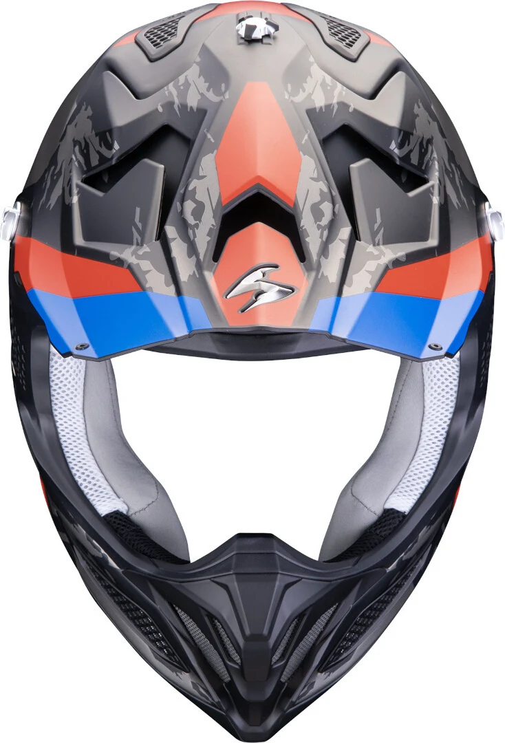 SCORPION VX 22 AIR CX Enduro casco Negro Azul Rojo