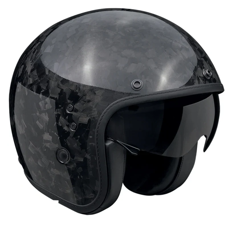 SCORPION BELFAST CARBON EVO ONYX Abierto Casco Negro Mate