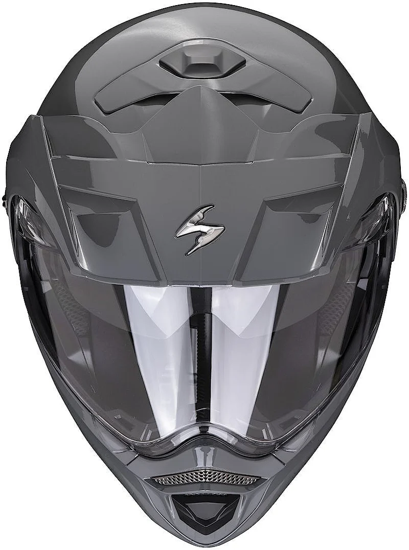 SCORPION ADX 2 SOLID Aventura Moto Casco Gris Cemento