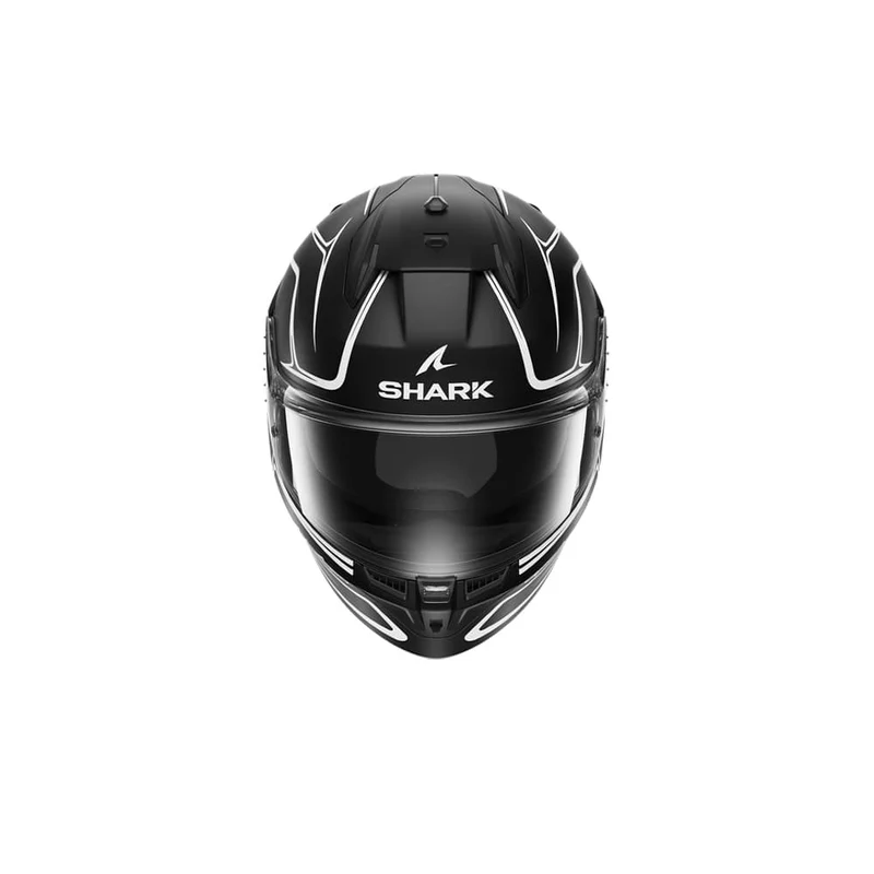 SHARK CASCOS D-SKWAL 3 DRONE NEGRO MATE BLANCO NEGRO