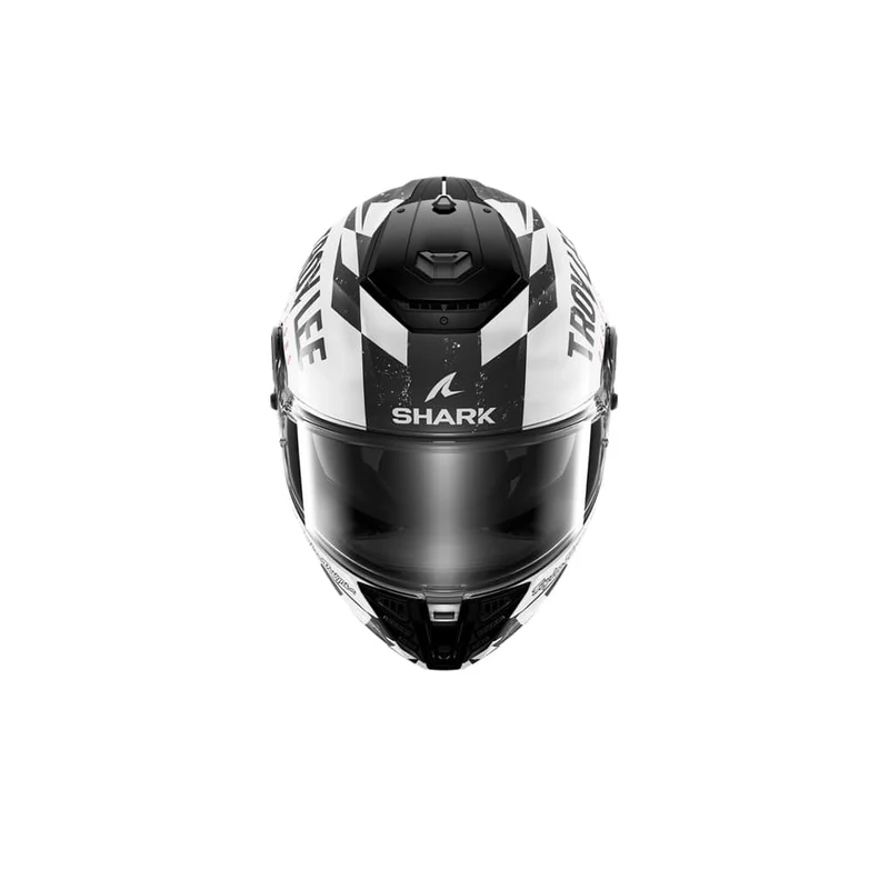 SHARK SPARTAN RS RACESHOP INTEGRAL CASCO Blanco Negro Rojo