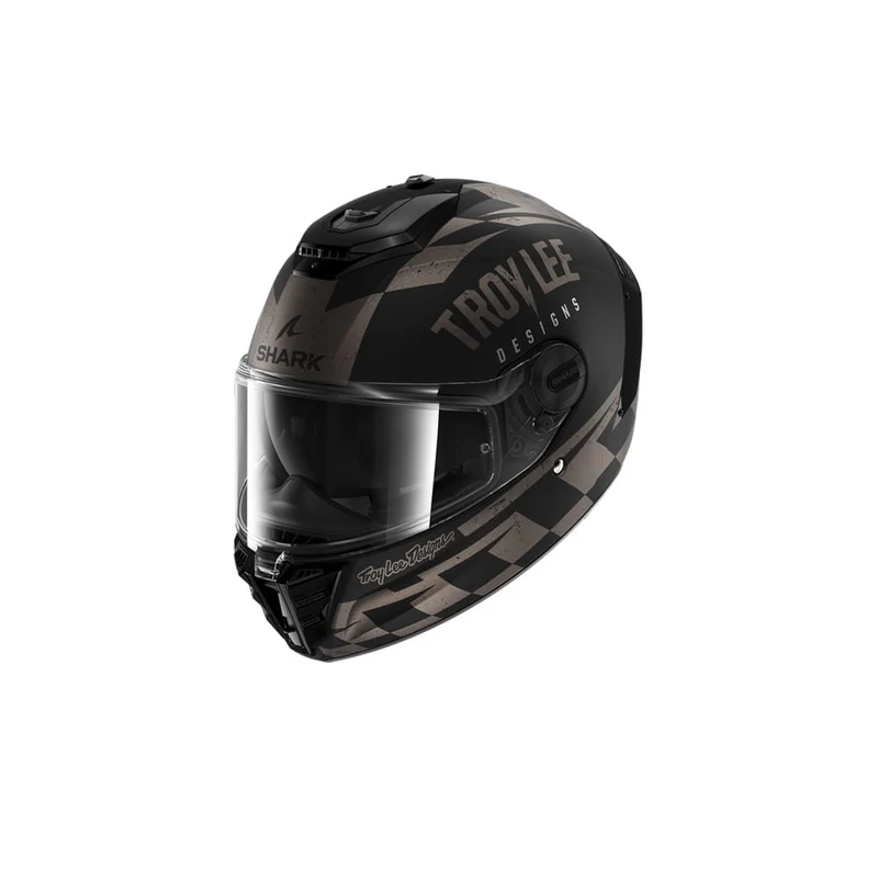 SHARK SPARTAN RS RACESHOP Casco Integral Negro Mate Antracita Plata