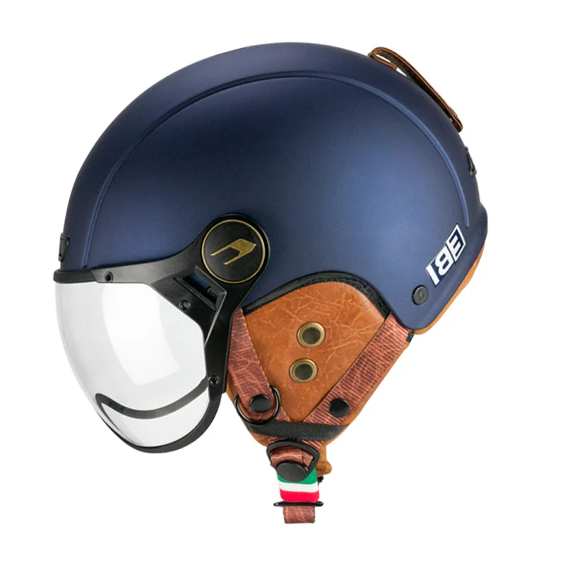 CGM 801V JET EBI VINTAGE Abierto Casco Azul satinado
