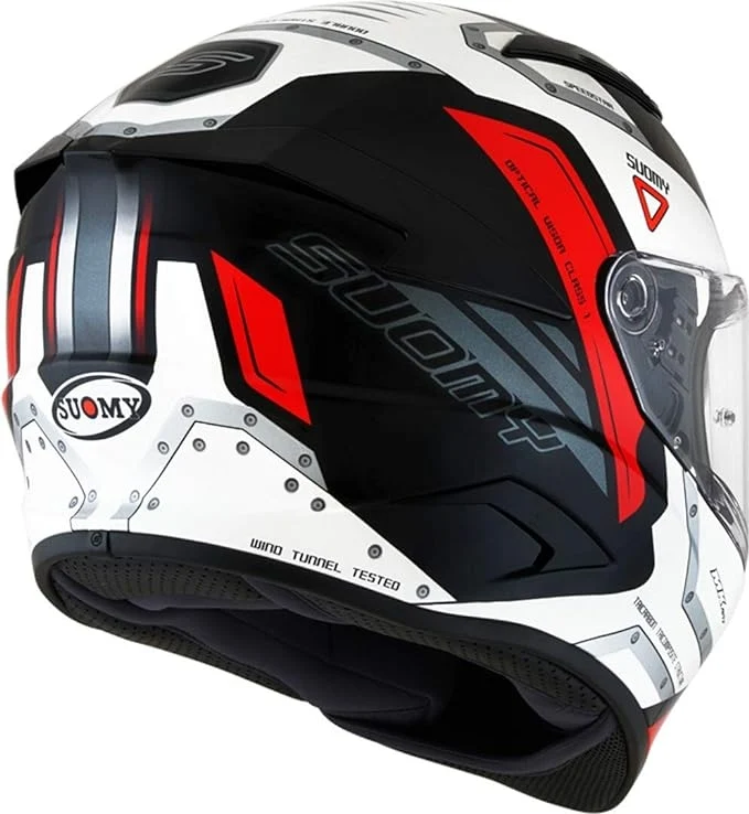 SUOMY-CASCOS SPEED STAR AIRPLANE WHITE/RED