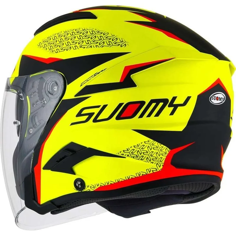 SUOMY-CASCOS SPEEDJET LUMINISM MATT YELLOW FLUO/XS