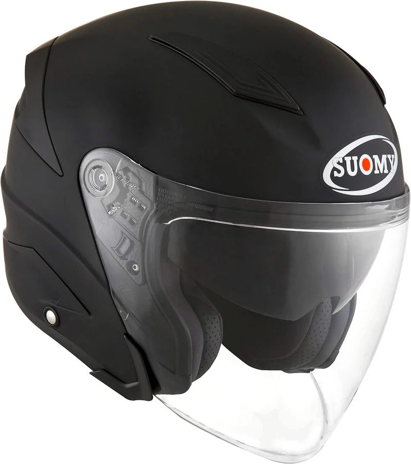 SUOMY-CASCOS SPEEDJET PLAIN MATT BLACK