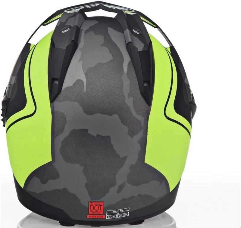 SUOMY-CASCOS MX TOURER DESERT MATT YELLOW FLU