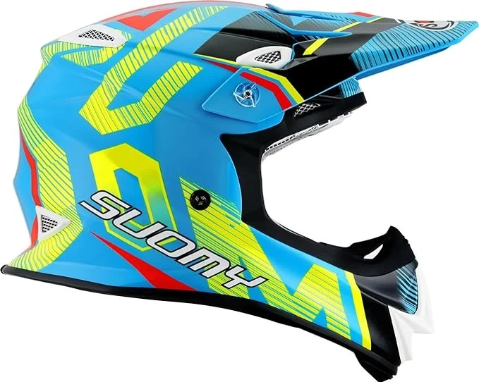 SUOMY-CASCOS MR JUMP UNLEASHED BLUE/YELLOW