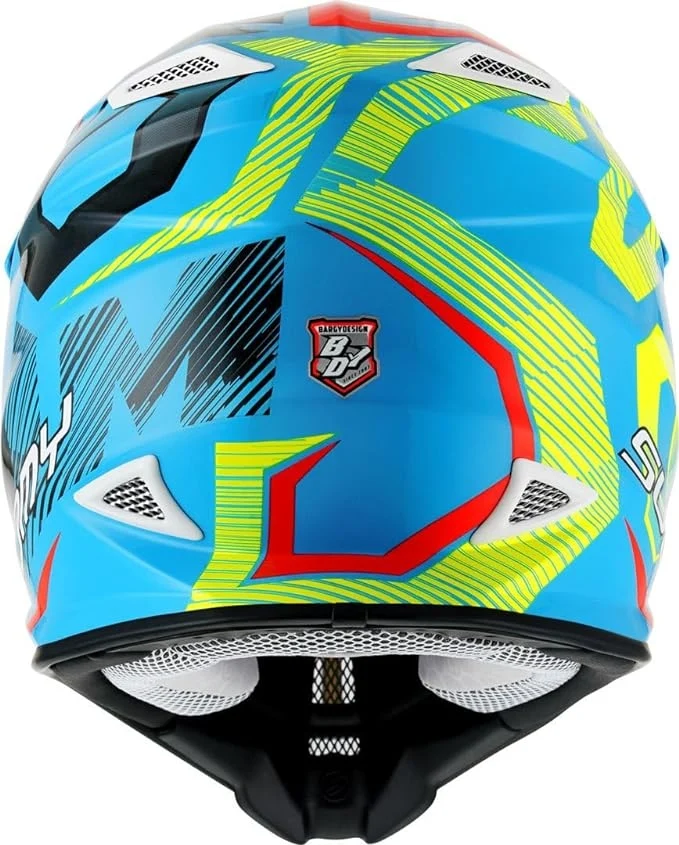 SUOMY-CASCOS MR JUMP UNLEASHED BLUE/YELLOW