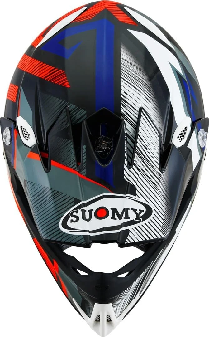 SUOMY-CASCOS MR JUMP UNLEASHED BLACK/RED