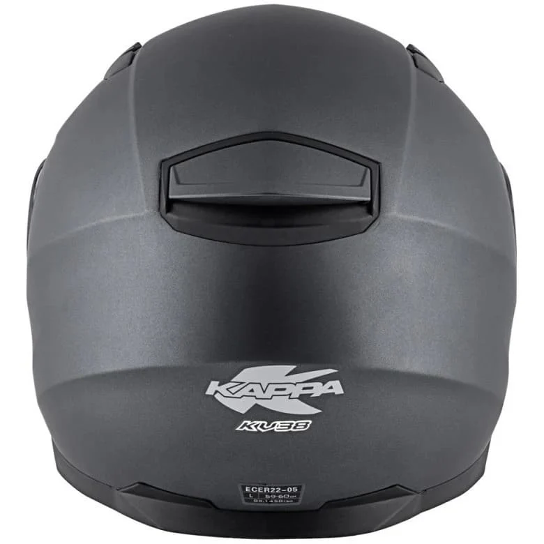 KAPPA KV38 Houston Motocicleta Integral Casco Negro titanio