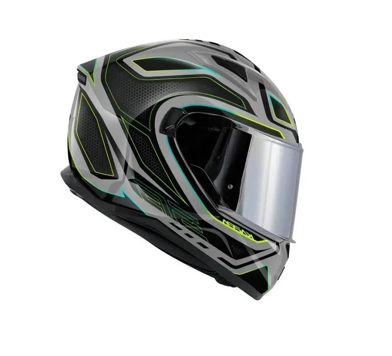 KAPPA KV56 Moto Integral Casco Neon Gris