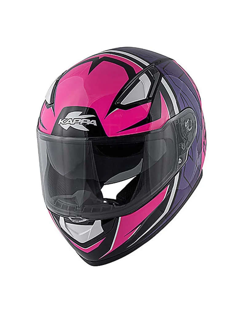 KAPPA KV41 Dallas Dama Sencilla Moto Integral Casco Púrpura Brillante