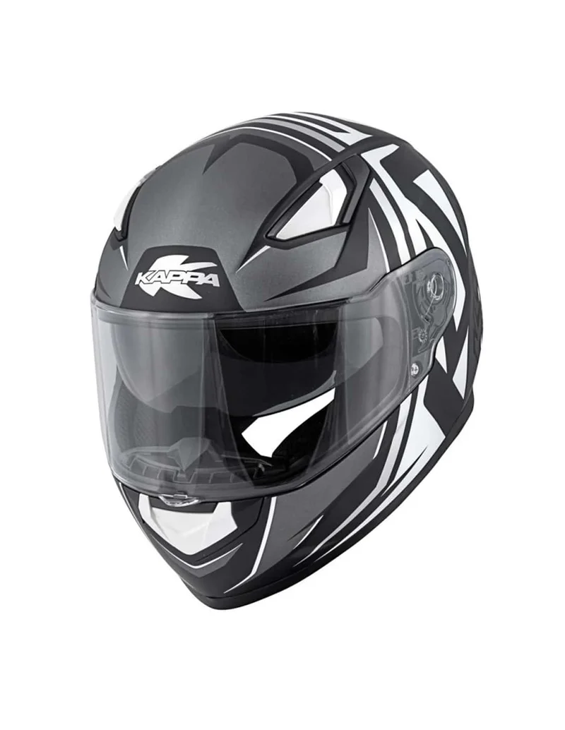 KAPPA KV41 Dallas Moto Integral Casco Titanio Negro Mate