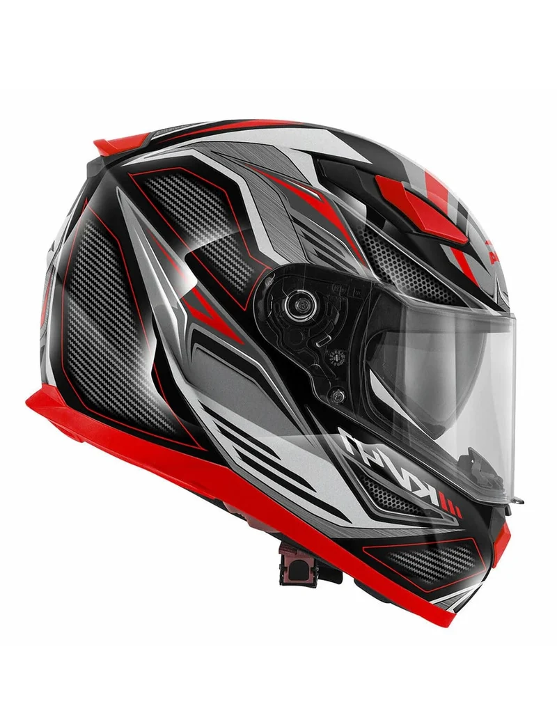 KAPPA KV41 Dallas Fighter Deportivo Ligero Casco Negro Rojo