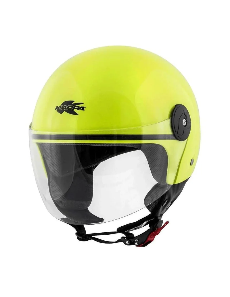 KAPPA KV40 Hawaii Moto Cara Abierta Casco Amarillo