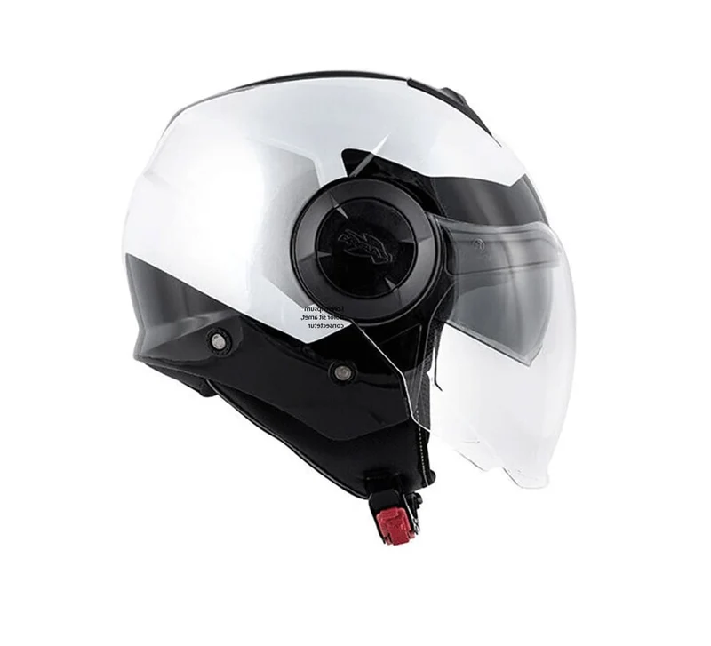 KAPPA KV37 EVO Moto Cara Abierta Casco Titanio Negro Mate Plata