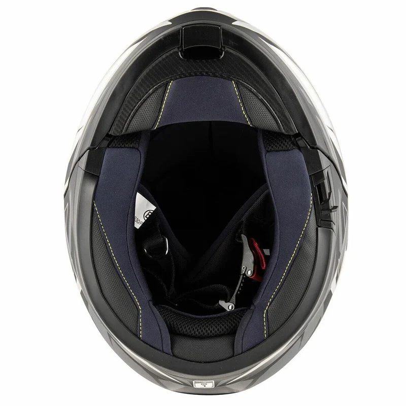 KAPPA KV32 Orlando Moto Abatible Casco Negro Plata